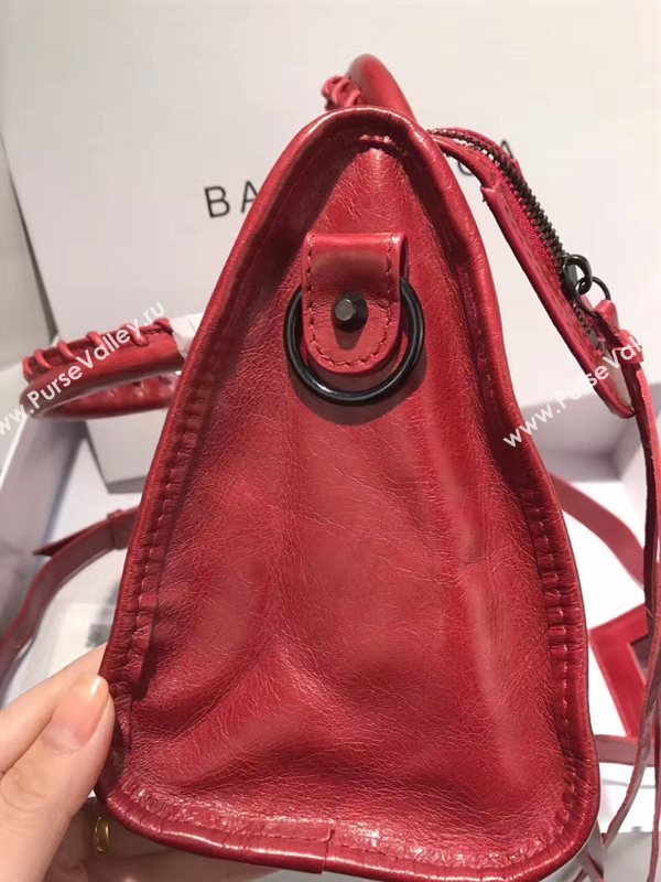 Balenciaga city red small bag 4421