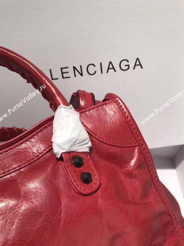 Balenciaga city red small bag 4421