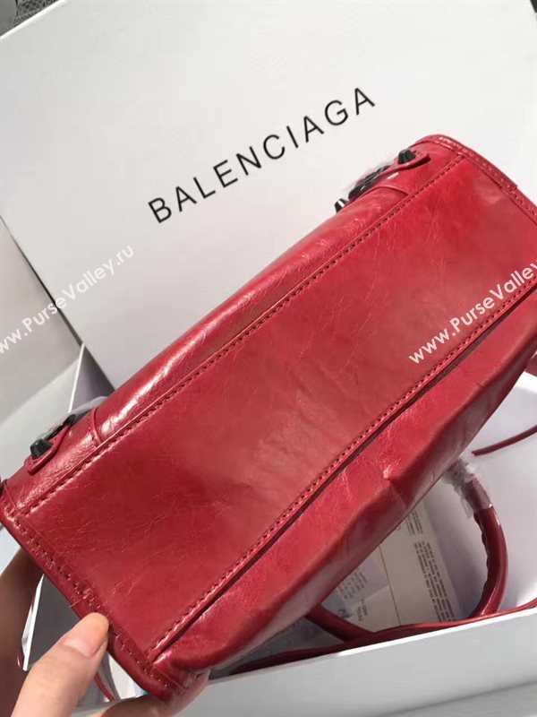 Balenciaga city red small bag 4421