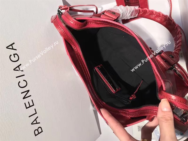 Balenciaga city red small bag 4421