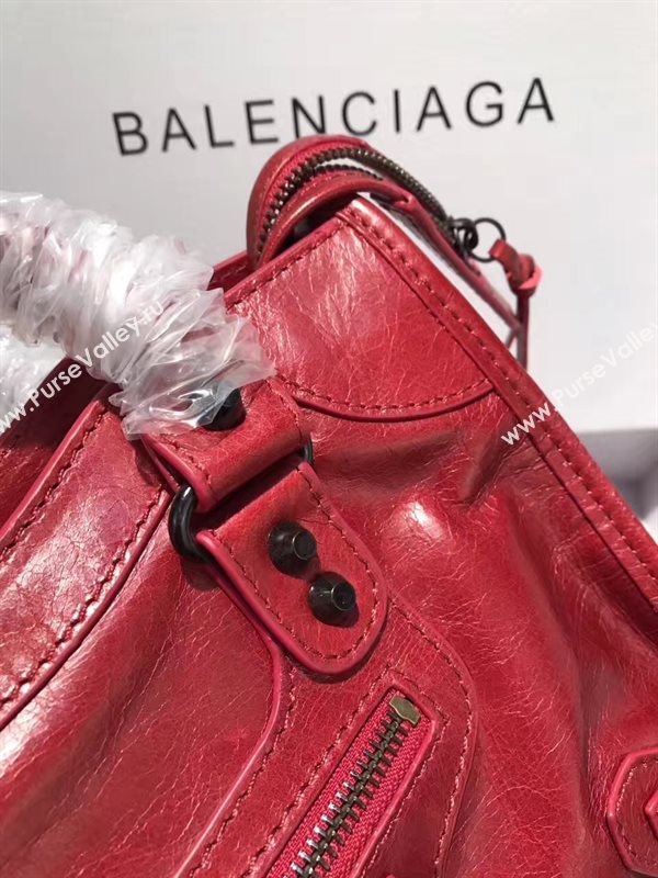 Balenciaga city red small bag 4421