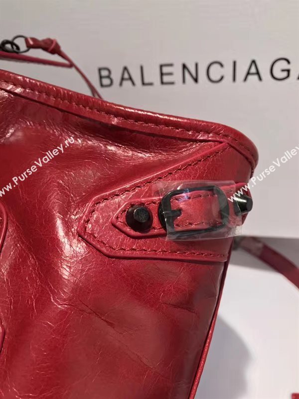 Balenciaga city red small bag 4421