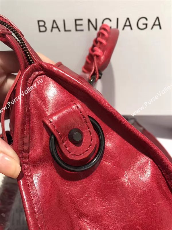 Balenciaga city mini red bag 4422