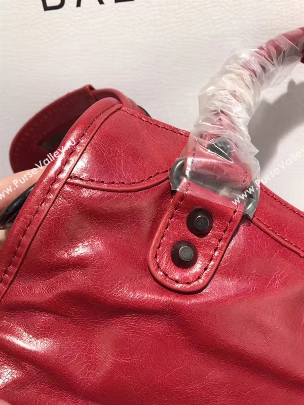 Balenciaga city mini red bag 4422