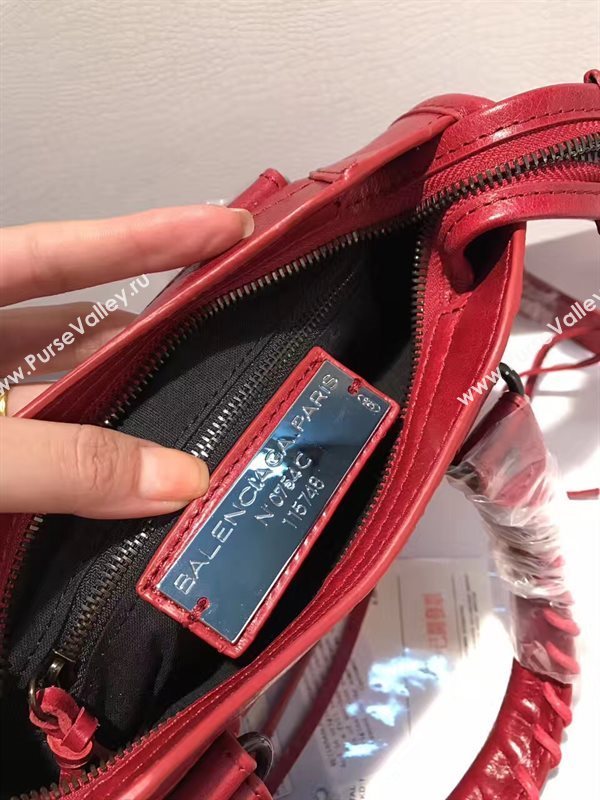 Balenciaga city mini red bag 4422