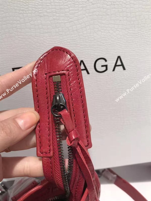 Balenciaga city mini red bag 4422