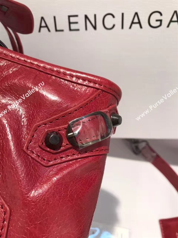 Balenciaga city mini red bag 4422