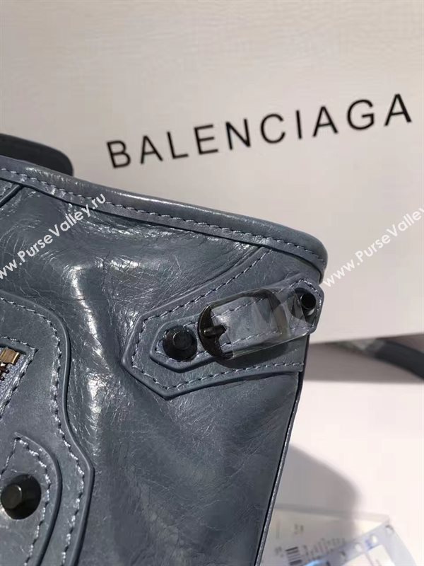 Balenciaga city mini gray navy bag 4423