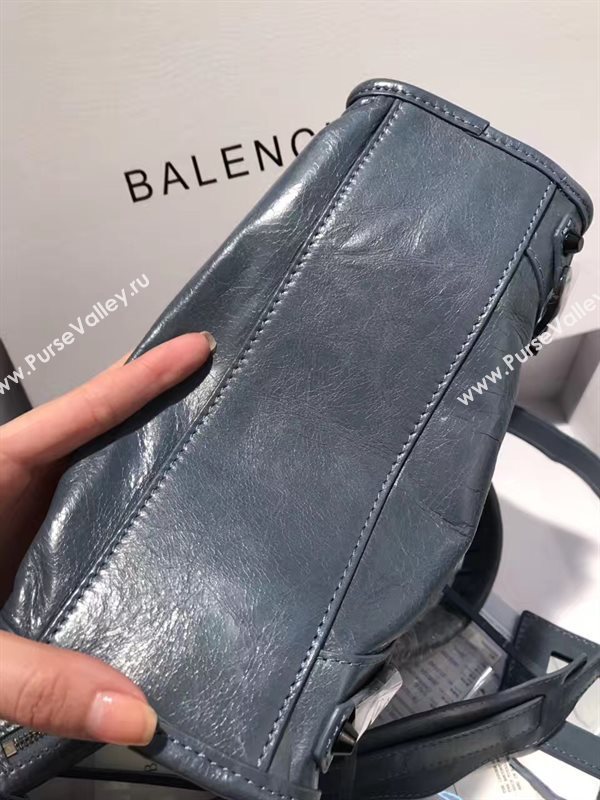 Balenciaga city mini gray navy bag 4423