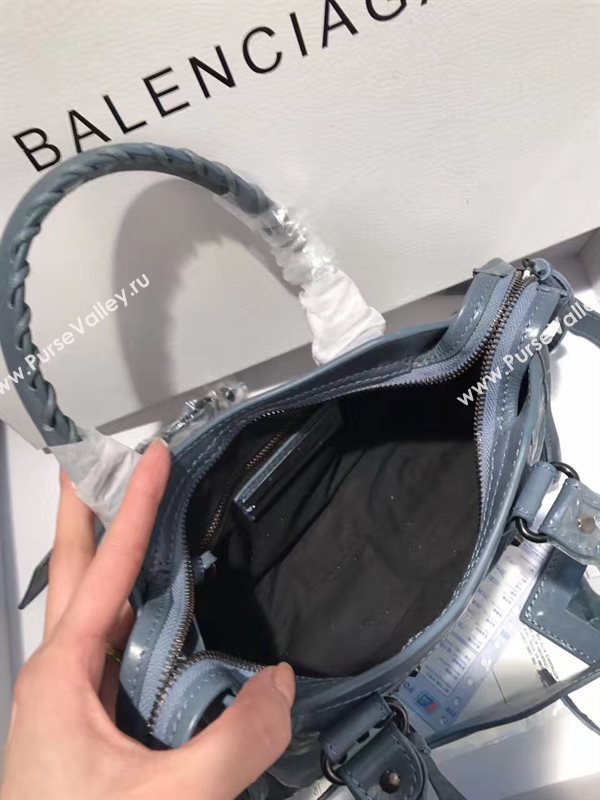 Balenciaga city mini gray navy bag 4423