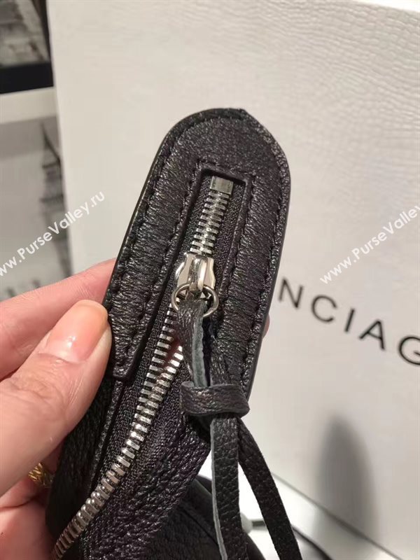 Balenciaga city black goatskin large bag 4426