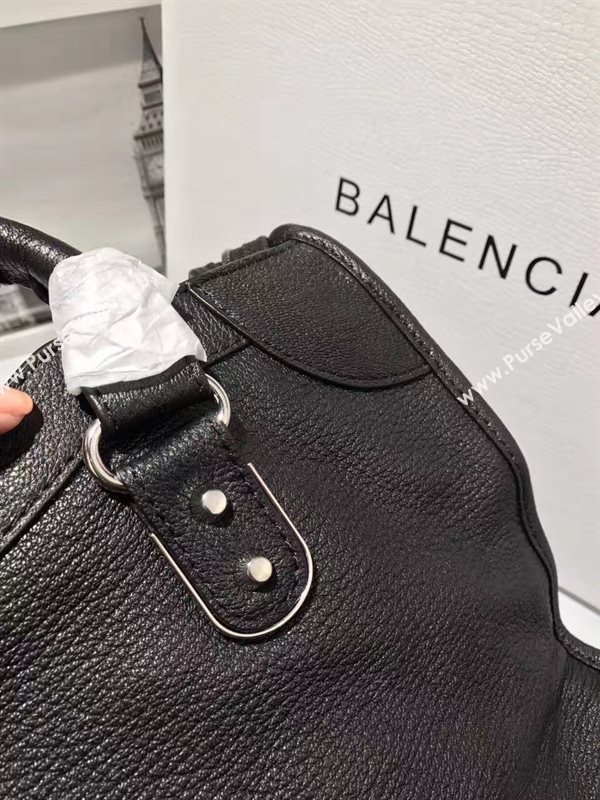 Balenciaga city black goatskin large bag 4426