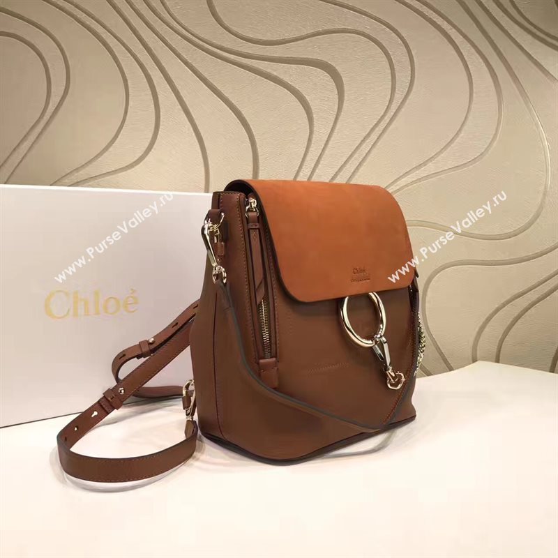 Chloe faye backpack tan bag 4433