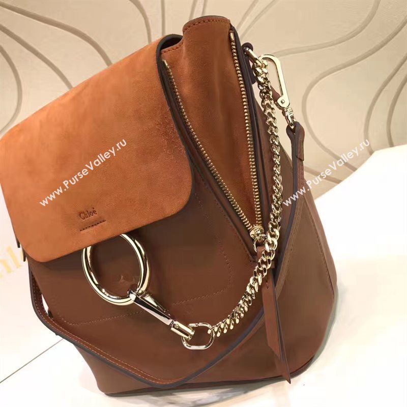 Chloe faye backpack tan bag 4433