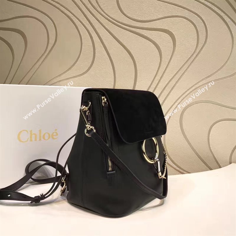 Chloe faye backpack black bag 4434