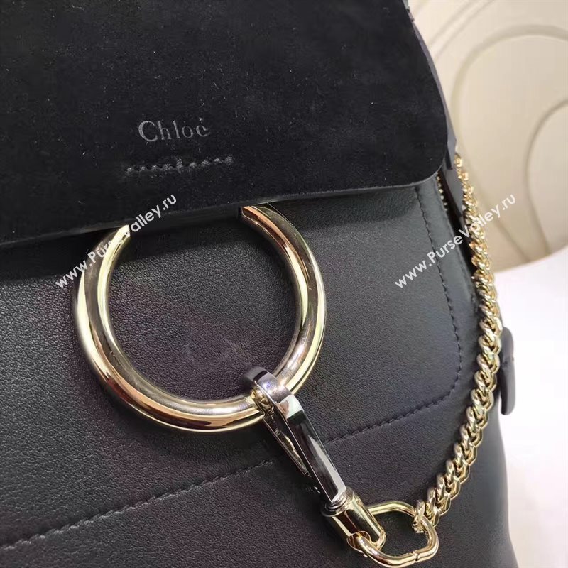 Chloe faye backpack black bag 4434
