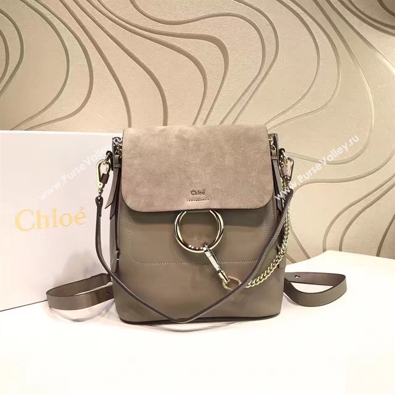 Chloe faye light backpack gray bag 4435