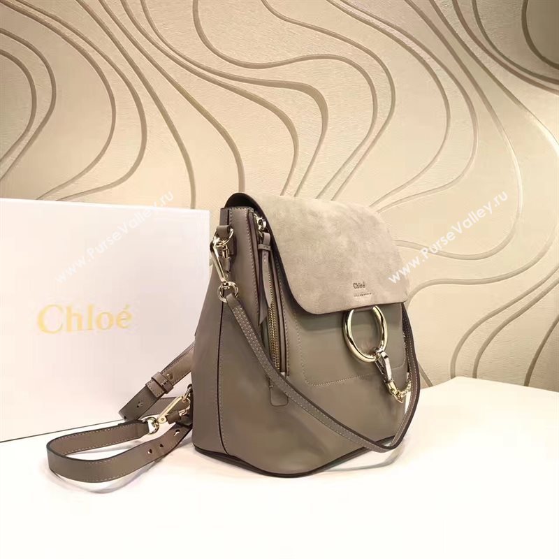 Chloe faye light backpack gray bag 4435