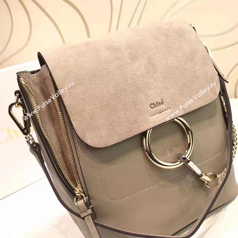 Chloe faye light backpack gray bag 4435