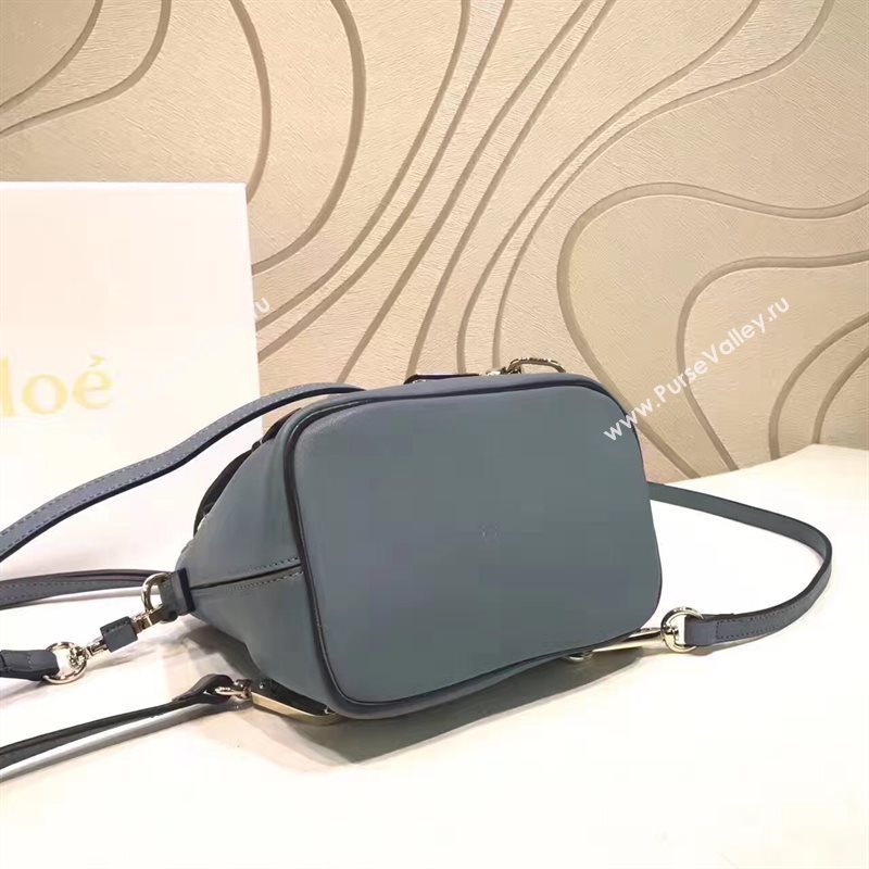 Chloe small faye gray backpack bag 4438