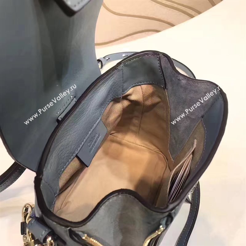 Chloe small faye gray backpack bag 4438