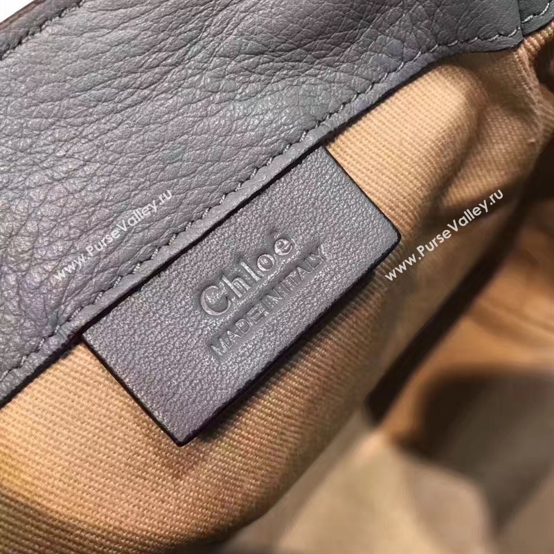 Chloe small faye gray backpack bag 4438