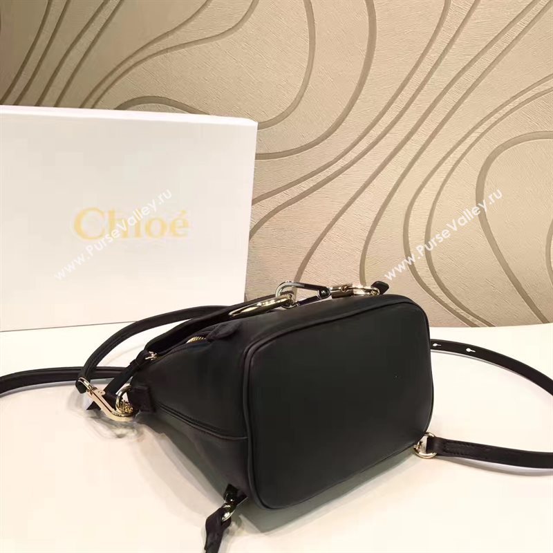 Chloe small faye black backpack bag 4439