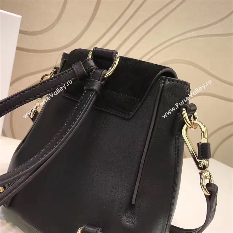 Chloe small faye black backpack bag 4439