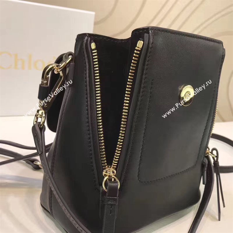 Chloe small faye black backpack bag 4439