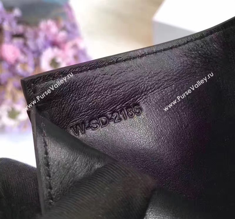 Celine black v wallet navy bag 4540