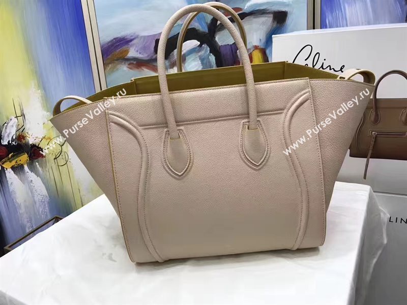 Celine large light gray Phantom Luggage bag 4546