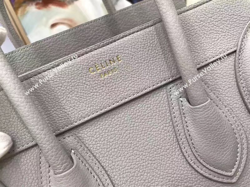 Celine medium grain Boston gray bag 4547