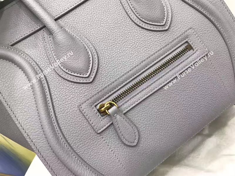 Celine medium grain Boston gray bag 4547