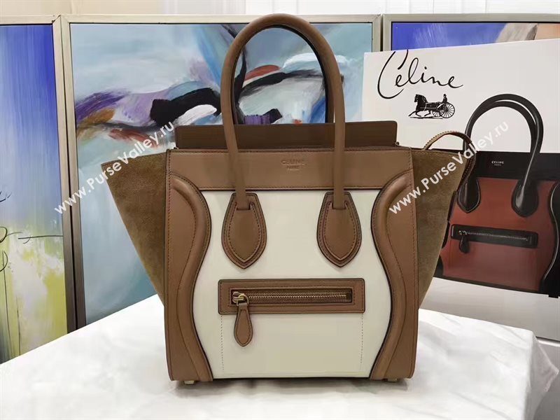 Celine medium tan v Boston suede bag 4548