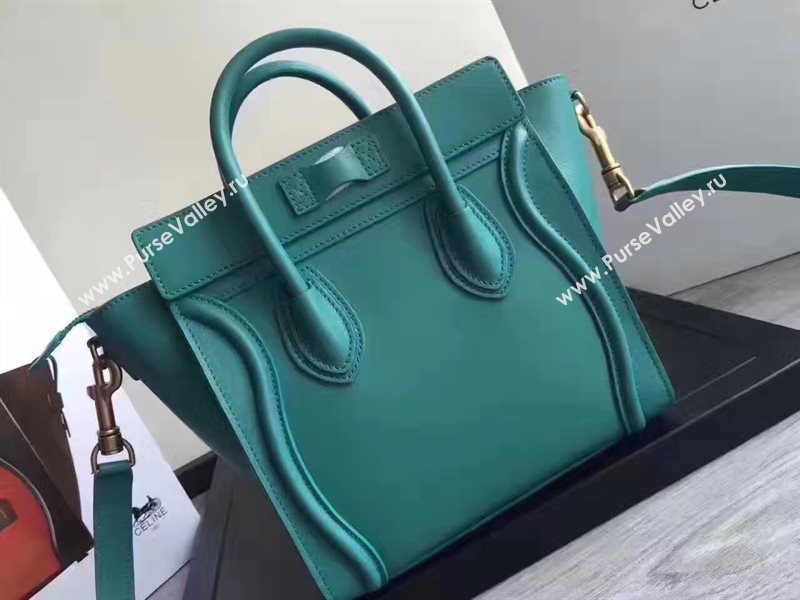 Celine nano Boston green bag 4550