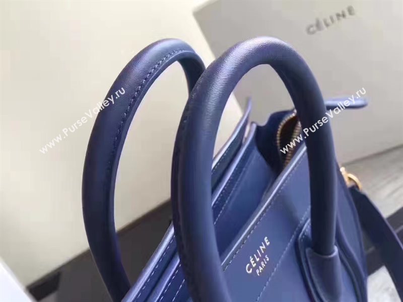 Celine nano Boston navy bag 4551