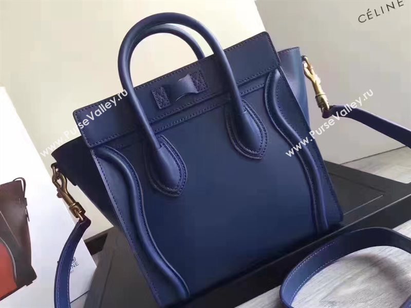 Celine nano Boston navy bag 4551