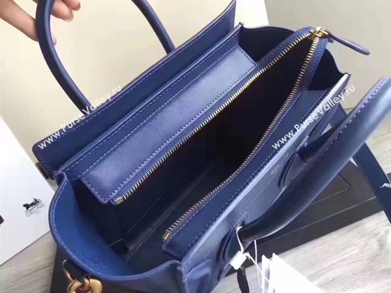 Celine nano Boston navy bag 4551