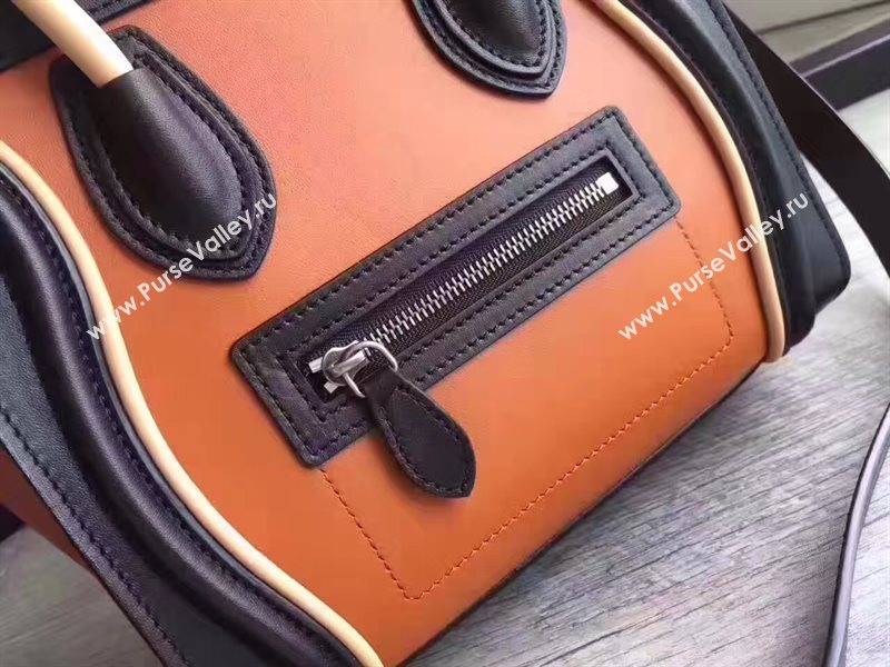 Celine nano orange v Boston black bag 4552