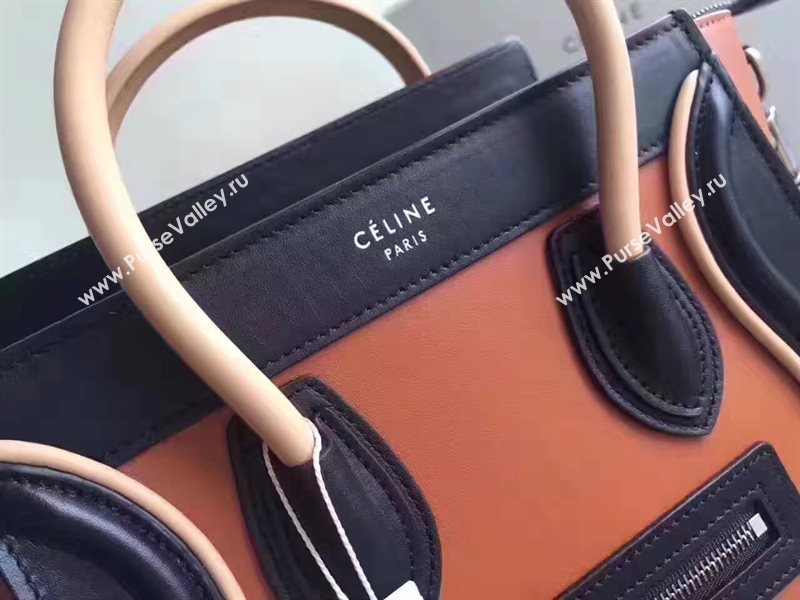 Celine nano orange v Boston black bag 4552