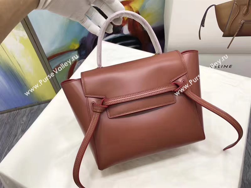 Celine small belt wine bag 4558