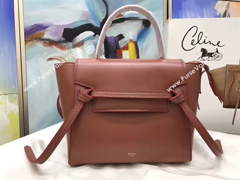 Celine small belt wine bag 4558