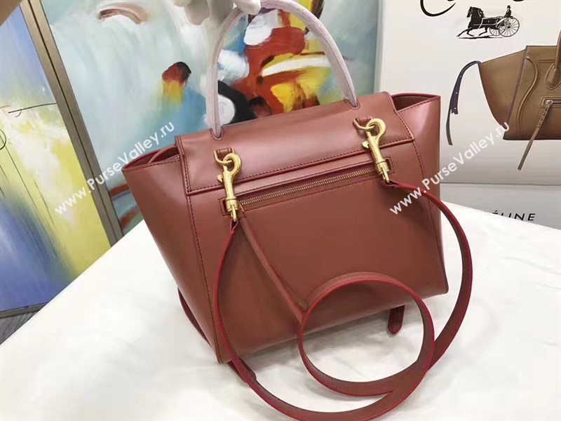 Celine small belt wine bag 4558