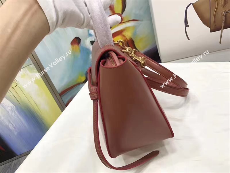Celine small belt wine bag 4558