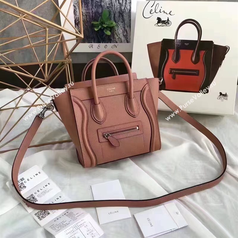 Celine nano Boston coffee bag 4563