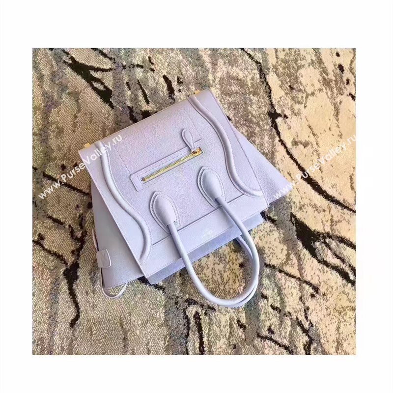 Celine medium grain light Boston blue bag 4564