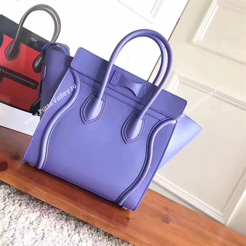 Celine medium sky Boston blue bag 4565