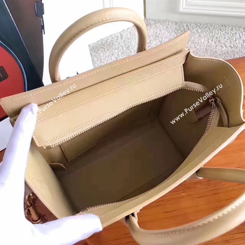 Celine nano Boston nude bag 4566
