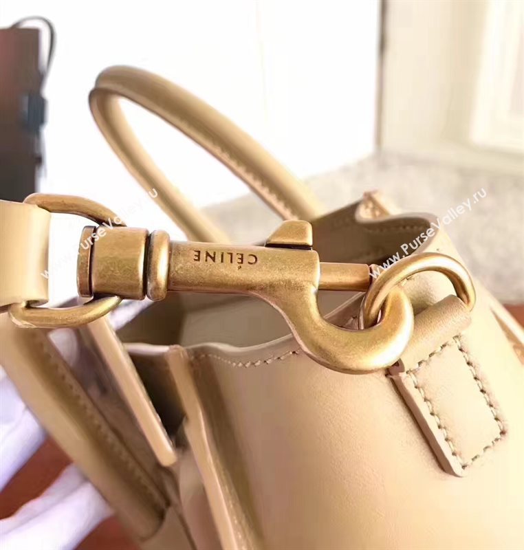 Celine nano Boston nude bag 4566