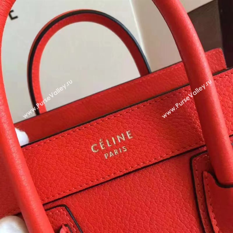 Celine nano Boston red bag 4567